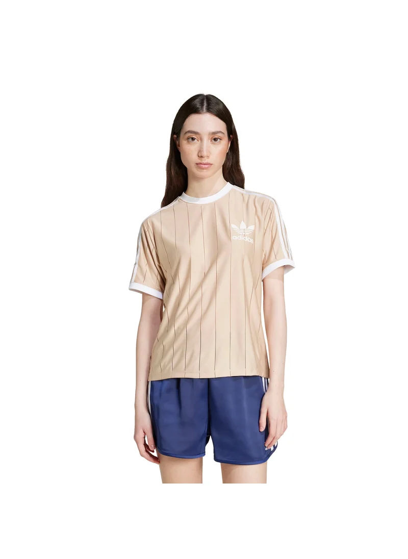 اديداس adidas 3 S PNST TEE Beige Originals Women T-SHIRTS