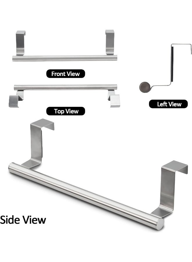 SKY-TOUCH حامل منشفة باب الحمام فضي - Image 2