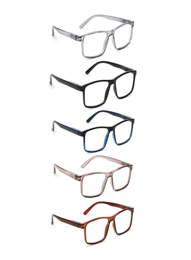 CRIBA Assorted Colour 1 Blue Cut Reading Glasses with Box Power +1 +1.25 +1.5 +1.75 +2 +2.25 +2.5 +2.75 +3 For Men and Women |Single Vision Power (+1.50) - Image 1