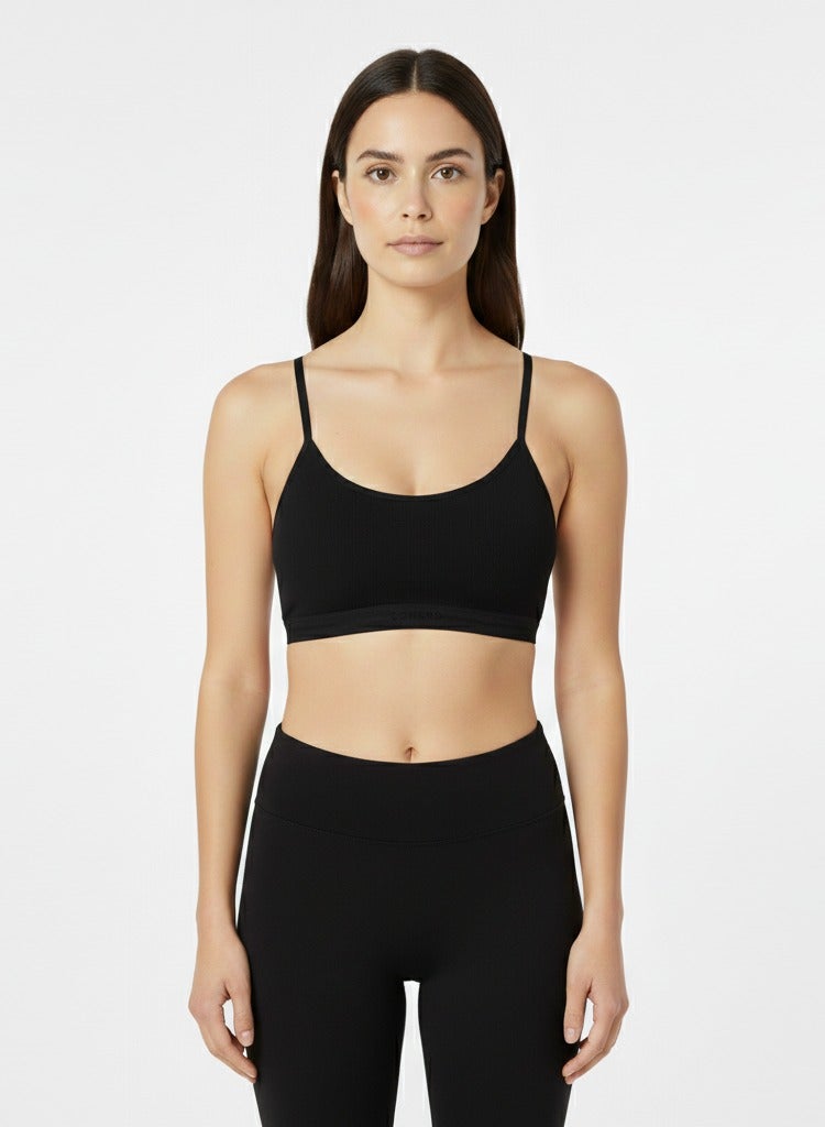 Comodo Pack of 2 Women's Cotton Basic Soft Bra, Thin Strap Non Padded - Image 3