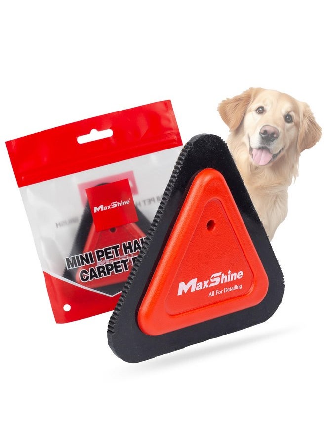 MaxShine - Maxshine Mini Pet Hair Remover Tool - 3 Sided Teeth for Car Interior and Carpets, Dogs, Cats & More Hair Removal Brush - Easy to Clean - Premium Auto Detailing Accessories and Supplies for Car Care - Image 1