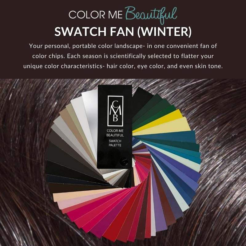 Color Me Beautiful Winter Color Fan by Color Me Beautiful, the leading authority on color analysis. Your Color Guide for clothing & accessories. The 48 very best colors for Winters selected from millions of options - Image 3