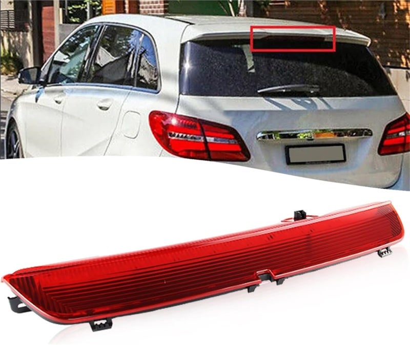 DYXN 1PC LED Third Brake Light Stop Lamp Compatible With B-CLASS W246 W242 2011 2012 2013 2014 2015 2016 2017 2018 Additional Brake Lights(1pc LED Smoke Lens) - Image 2