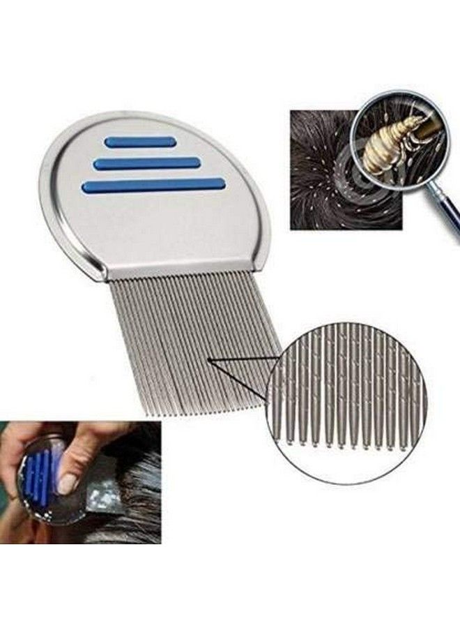 Alexvyan Anti Lice Comb Nit /Kids Hair Nit Comb/Terminator Metal Lice & Nit Comb - Image 3