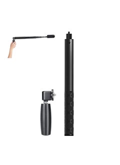 Bullet Time Cord for Insta360 X3, 111cm / 43.7inch Invisible Selfie Stick with Rotatable Handle for Insta360 X3, GO 3, ONE X2, ONE R, ONE X, ONE, GO 2 Camera Accessories.