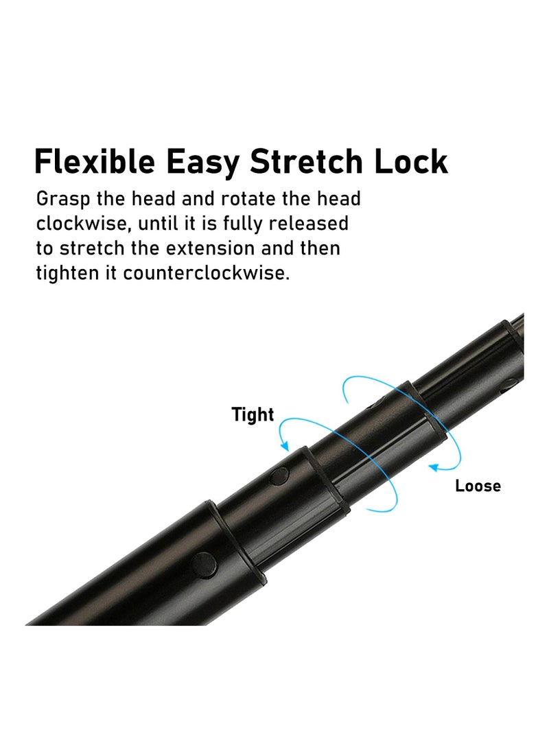 Generic - Bullet Time Cord for Insta360 X3, 111cm / 43.7inch Invisible Selfie Stick with Rotatable Handle for Insta360 X3, GO 3, ONE X2, ONE R, ONE X, ONE, GO 2 Camera Accessories. - Image 1