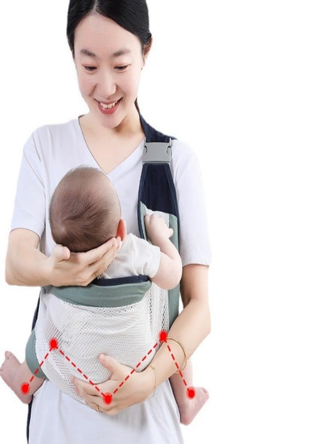 Pamidhar Carrier Newborn to Toddler, 3D Mesh Toddler Wrap Carrier, Adjustable Toddler Sling, Lightweight Breathable Toddler Carrier Wrap with Thick Shoulder Straps (Multicolor) (Pack of 1) - Image 2