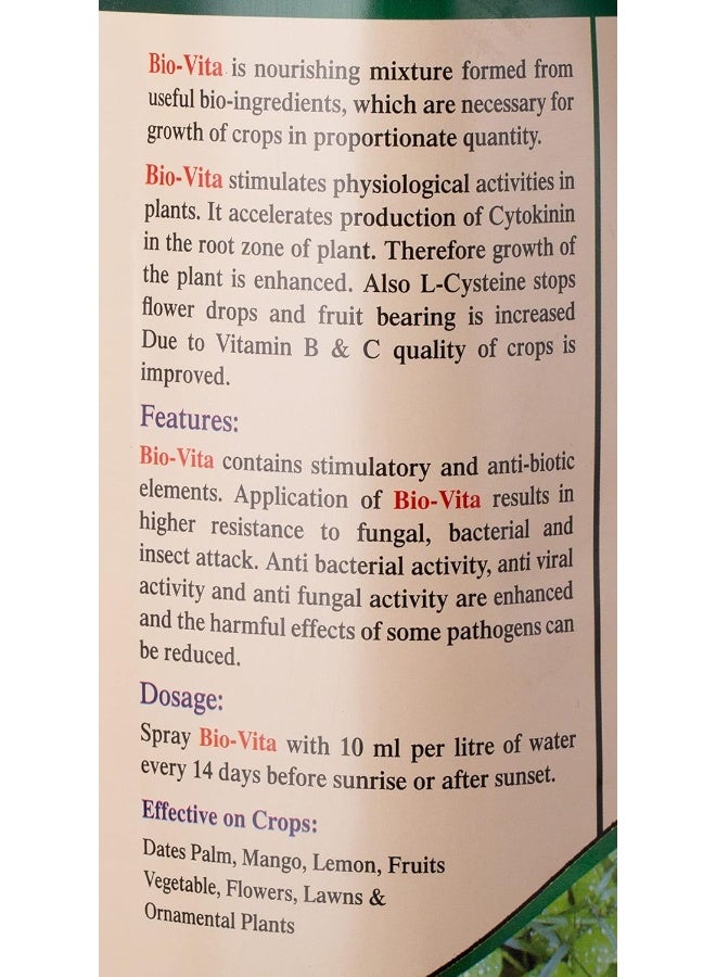 shalimar Bio-Vita Herbal Plant Tonic - 1000 Ml - Image 3