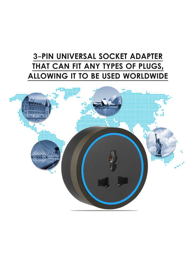 NIBEMINENT 3-Pin Track Socket Black  - Image 3