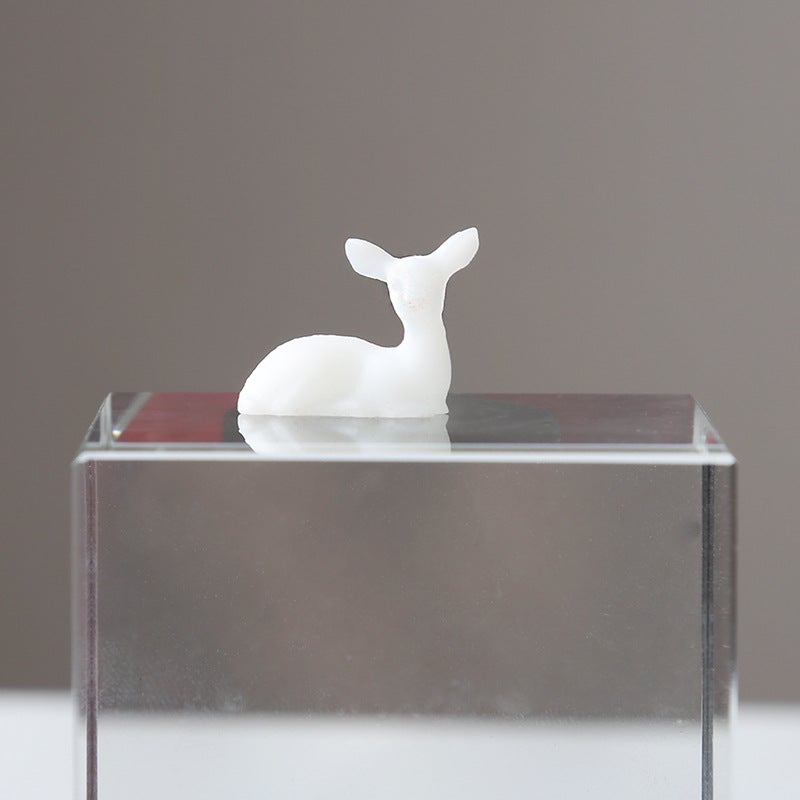 Moshanghua 3D Forest Micro Landscape Accessories Crystal Glue Diy Filler Ornaments Elk Fairy Deer Model - Image 1