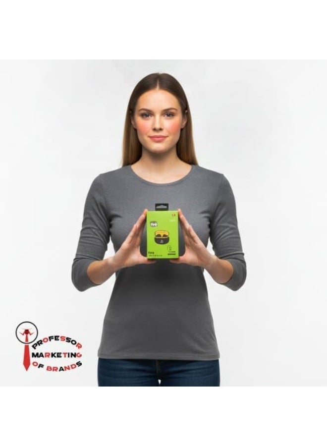 برو سماعة بلوتوث سماعات داخل الأذن لاسلكية شفافة  بلوتوث 5.3 بميكروفون لاسلكي بخاصية تقليل الضوضاء رياضية للاستماع الى الموسيقى - ابيض - Image 3