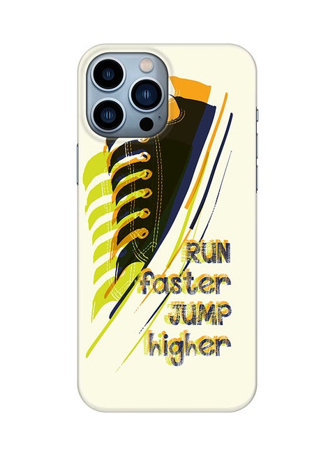 Case for Apple iPhone 14 Pro Max Slim Snap Classic Series Mobile Cover Hard PC Shield Matte Finish Print - Run Faster Jump Higher