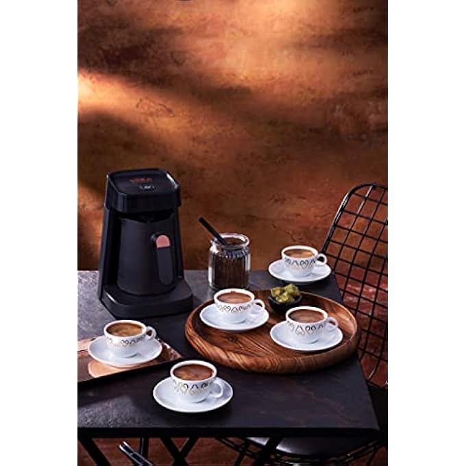 arzum okka Jet Automatic Turkish Coffee Machine 400 W BlackCopper 1 Years Warranty BlackCopper - Image 2