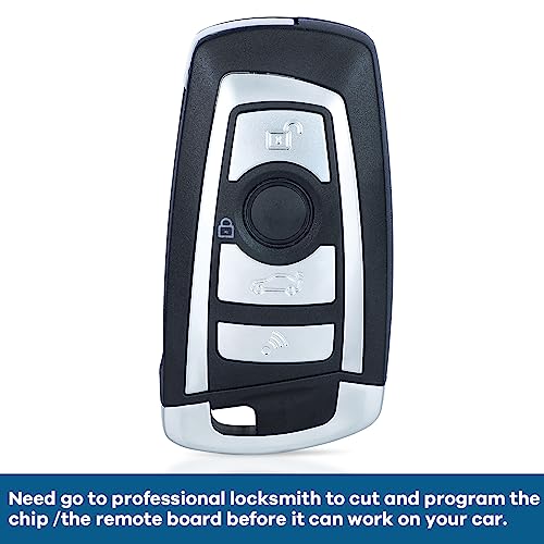Keyecu EWS Modified Flip Remote Key 4 Button for BMW X5 Z3 Z4 2001-2005 HU92 Blade - Image 4