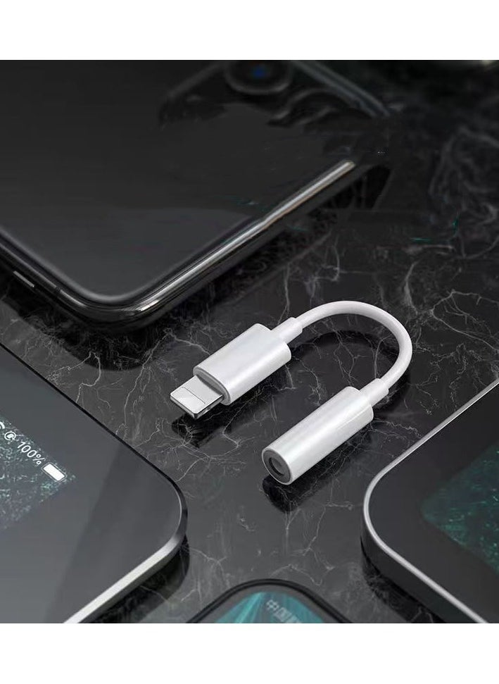 Generic Lightning to 3.5mm Headphone Jack Adapter (White)  - Image 2