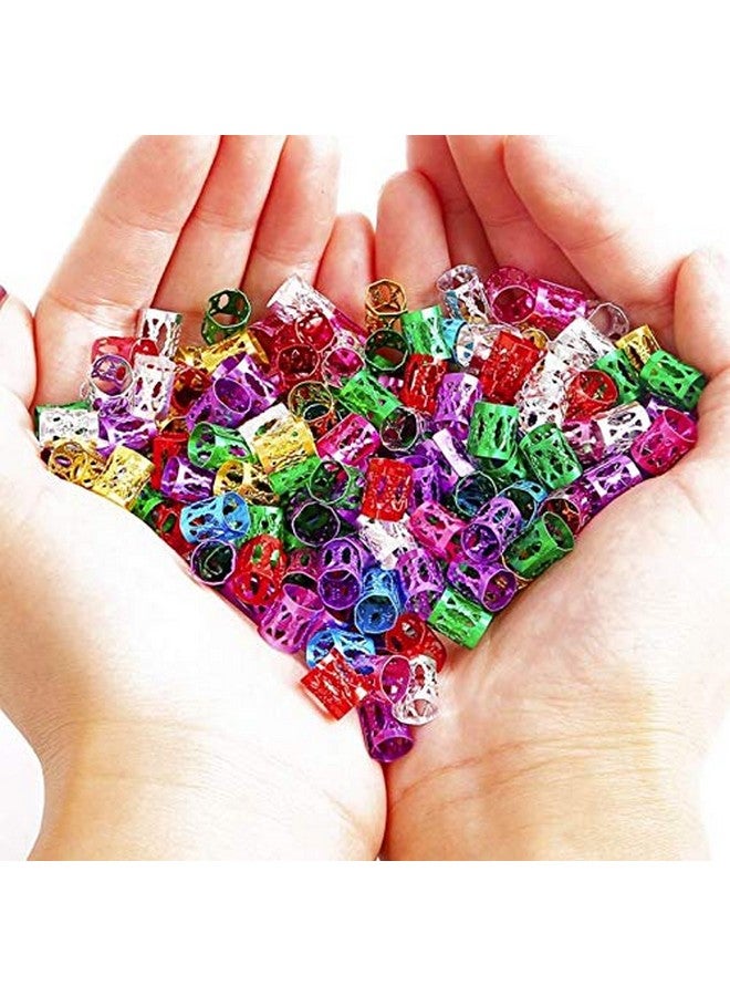 LASSUM Assum 100 Pcs Dreadlocks Hair Cuff 8Mm Aluminum Dread Locks Metal Cuffs Hair Decoration Braiding Hair Jewelry (Multicolor) - Image 4