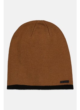Van Heusen Men Knitted Beanie, Brown  - Image 1