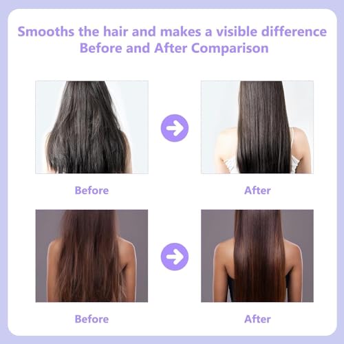 ANGENIL Wireless Hair Straightening Brush | Rechargeable Hair Straightener Brush For Women | Cordless Heat Straightener Comb, Electric Hair Brush Straightener with Negative Ion (Multicolored, Medium) - Image 3