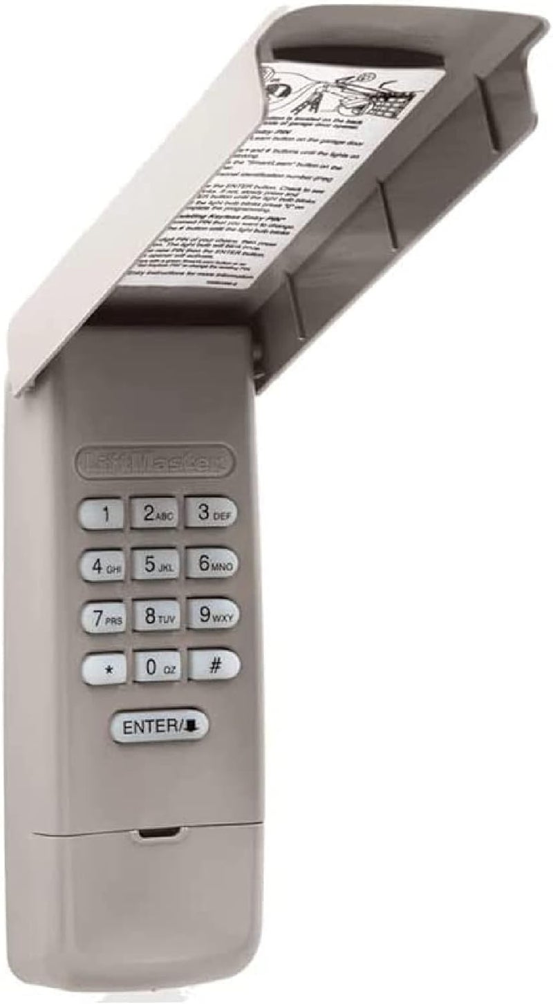 LiftMaster 878MAX Garage Door Keypad Wireless and Keyless Entry System for Easy Entry- Works only with LiftMaster Door Opener with Safety Sensor (Security+ 390 MHz, Security+ 315 MHz, Security+ 2.0) - Image 1