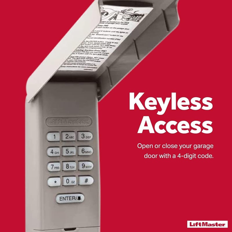 LiftMaster 878MAX Garage Door Keypad Wireless and Keyless Entry System for Easy Entry- Works only with LiftMaster Door Opener with Safety Sensor (Security+ 390 MHz, Security+ 315 MHz, Security+ 2.0) - Image 5