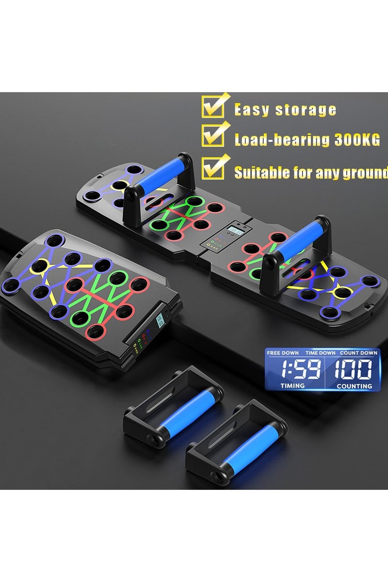 Flushrenic Push-up stand, 30-in-1 push-up board, multi-functional push-up bar, suitable for use on the floor, designed to strengthen arm, core, and back muscles, portable home gym strength training equipment, suitable for both men and women. - Image 4