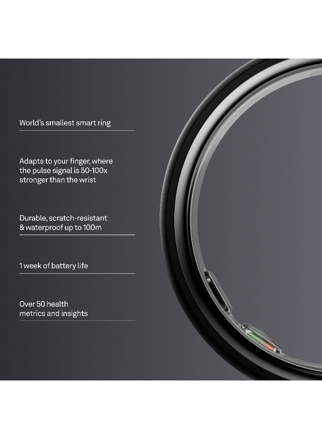 Oura Ring 5 Stealth - Size 8, (Order a Sizing Kit First) - Stealth - Image 3
