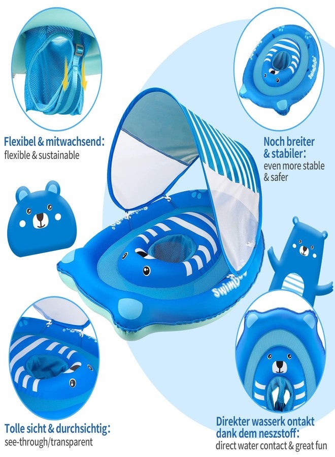 Swimbobo Baby Pool Float Ring with Adjustable Sun Canopy and Safety Seat Pool Toy for Age of 6-36 Months - Image 4