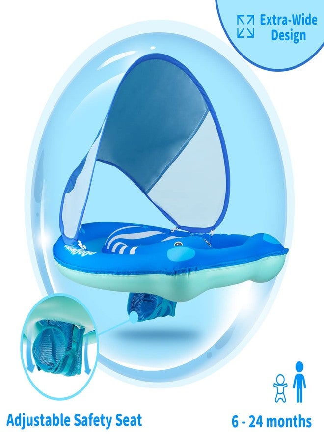 Swimbobo Baby Pool Float Ring with Adjustable Sun Canopy and Safety Seat Pool Toy for Age of 6-36 Months - Image 5