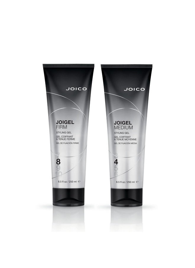 JOICO Joigel Firm Styling Gel | For Most Hair Types | Add Body And Volume | Lock In Moisture & Boost Shine | Thermal Heat & Humidity Protection | Protect Against Pollution | 8.5 Fl Oz 