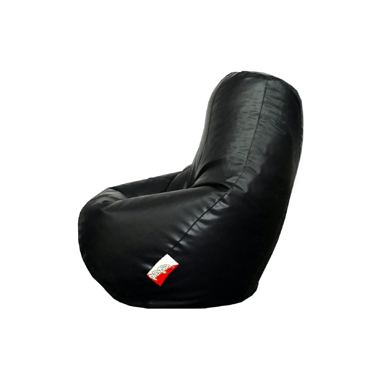 LAZYBAG كرسي بيم باج LAZYBAG للأطفال غطاء بيم باج XXXXL للعب ألعاب الفيديو أو الاسترخاء للفصول الدراسية ورياض الأطفال والمكتبات أو العمل من المنزل باللون الأسود مقاس 4XL - Image 3