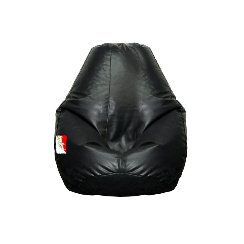 LAZYBAG كرسي بيم باج LAZYBAG للأطفال غطاء بيم باج XXXXL للعب ألعاب الفيديو أو الاسترخاء للفصول الدراسية ورياض الأطفال والمكتبات أو العمل من المنزل باللون الأسود مقاس 4XL - Image 1