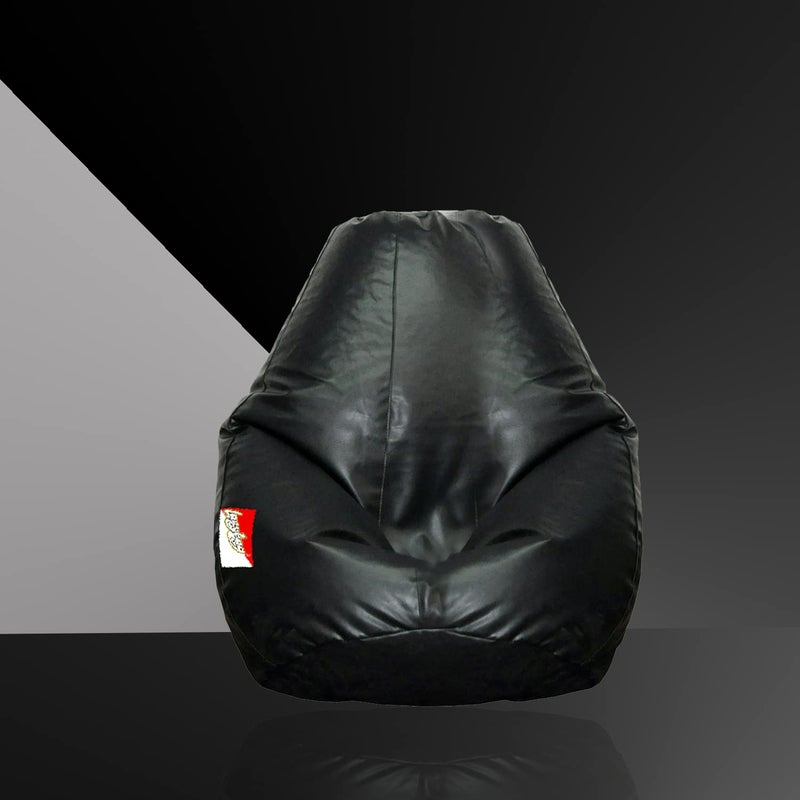 LAZYBAG كرسي بيم باج LAZYBAG للأطفال غطاء بيم باج XXXXL للعب ألعاب الفيديو أو الاسترخاء للفصول الدراسية ورياض الأطفال والمكتبات أو العمل من المنزل باللون الأسود مقاس 4XL - Image 5