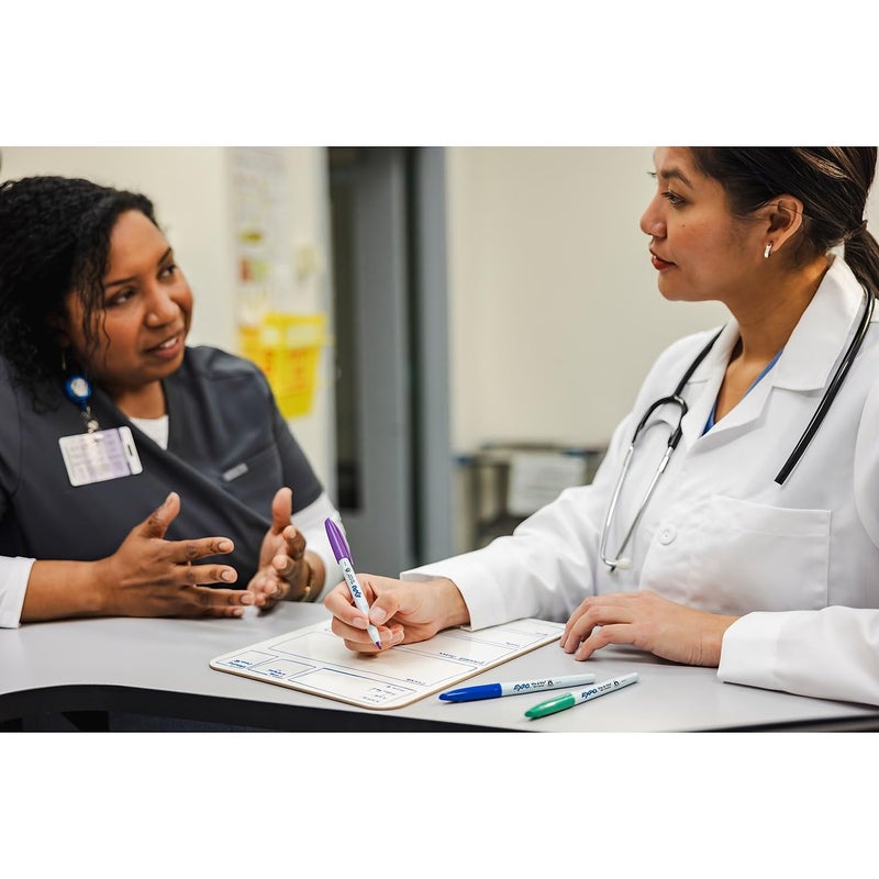 EXPO Wet Erase Markers, Semi-Permanent Markers, Assorted, Ultra Fine Point, 4 Count - Image 2