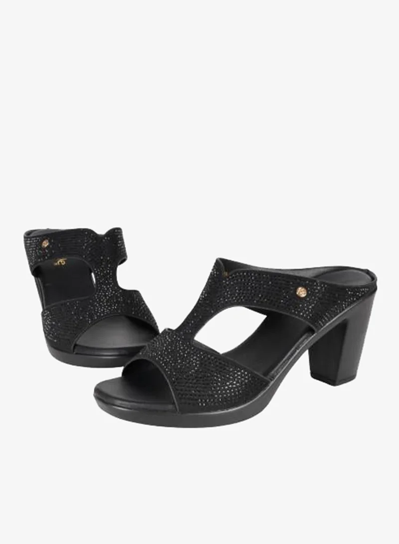 Michelle Morgan Black 092-2900 Michelle Morgan Ladies High Heel Sandals RJL199-11B Black for Women | Best Price UAE