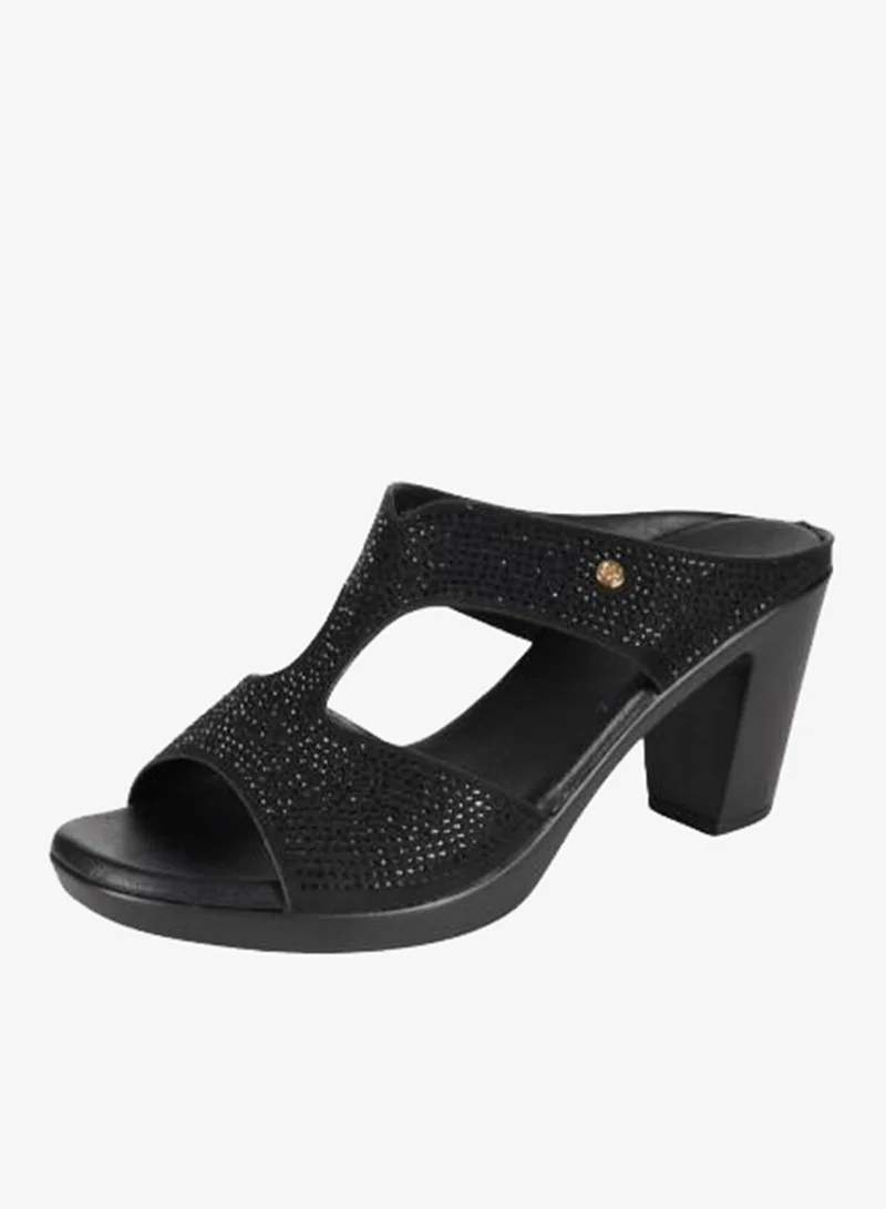 092-2900 Michelle Morgan Ladies High Heel Sandals RJL199-11B Black