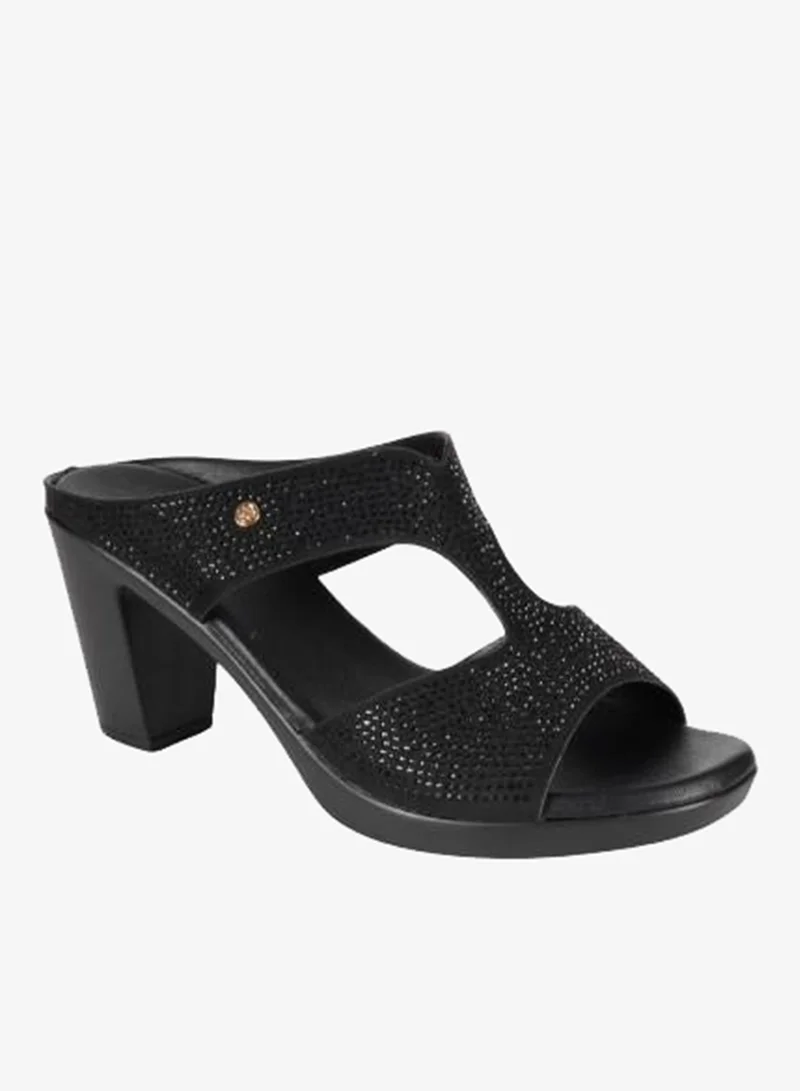 Michelle Morgan Black 092-2900 Michelle Morgan Ladies High Heel Sandals RJL199-11B Black for Women | Best Price UAE