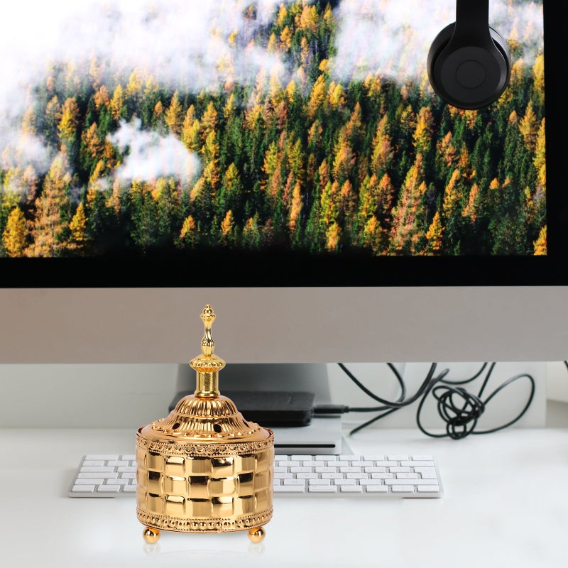 1pc Iron Craft Incense Base Incense Burning Holder Desktop Ornament - Image 4