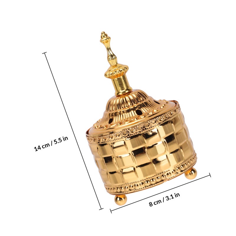 1pc Iron Craft Incense Base Incense Burning Holder Desktop Ornament - Image 2