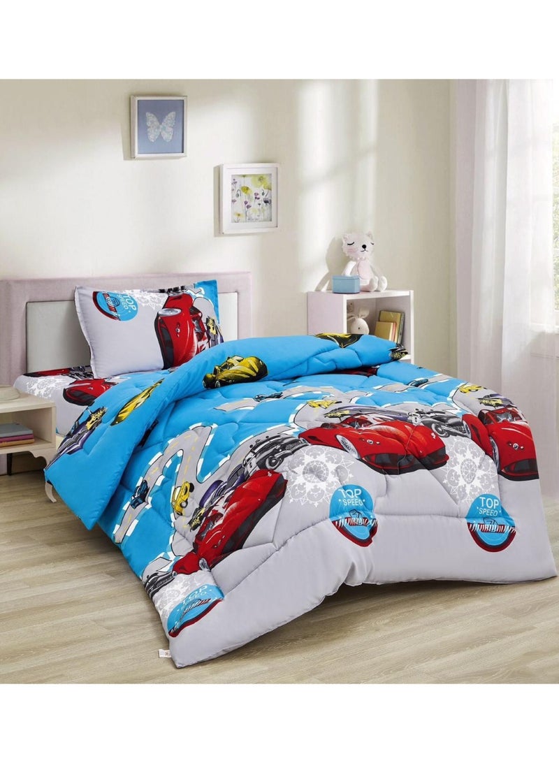 MingLi Children's drawings blanket to provide comfort and add fun to your child's heart, made of microfiber, size 170*210 cm - Image 1