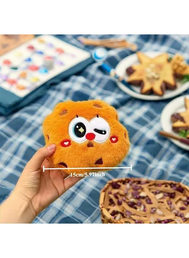 Fragrant Small Round Song Plush Doll Family Set With Cookie And Breadstick Holiday Gift - Image 4