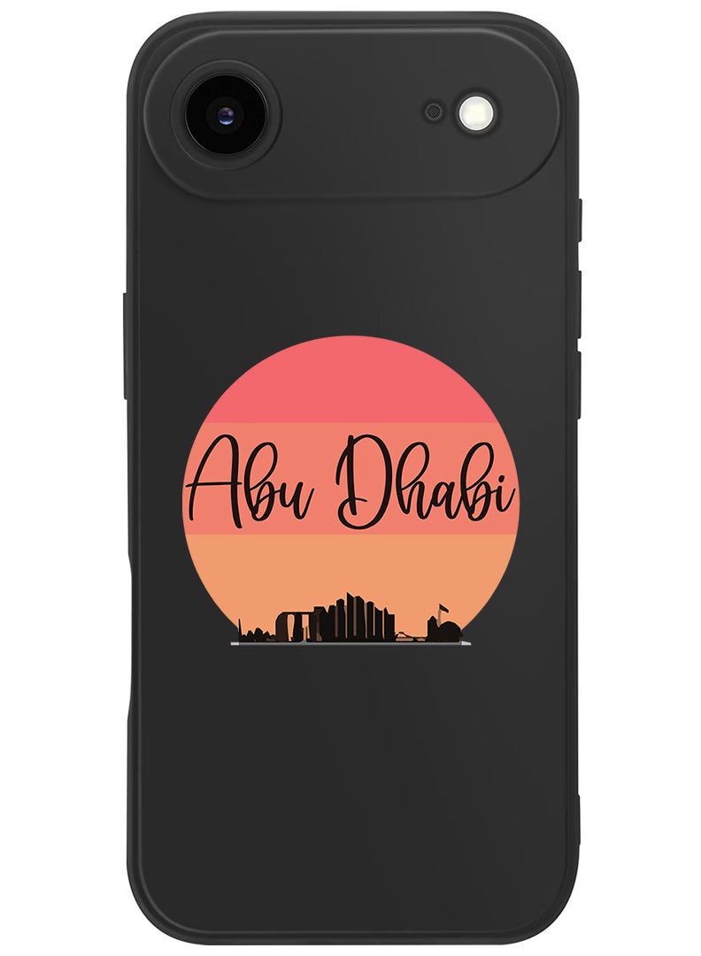 Theodor Protective Slim Fit Case Liquid Silicone Cover with Full Body Protection Anti-Scratch Shockproof Case For Apple iPhone 17 Air (Black) Abu dhabi Sun - Image 1