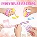 CHEROSIN 12Pcs Cat Paw Squishy Toys Kawaii Cat Paw Mochi Squishy Sensory Toys for Kids Mini Stress Relief Fufu Toys Handmade Soft Pull Stretch Squishies for Kids Adults - Image 4