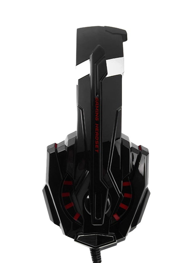 عام G9000 Pro Gaming Wired Headset 3.5mm With Mic And LED Light For PlayStation 4 - Image 2