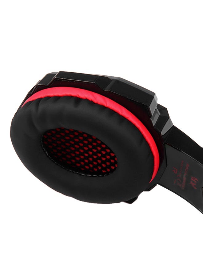 عام G9000 Pro Gaming Wired Headset 3.5mm With Mic And LED Light For PlayStation 4 - Image 5