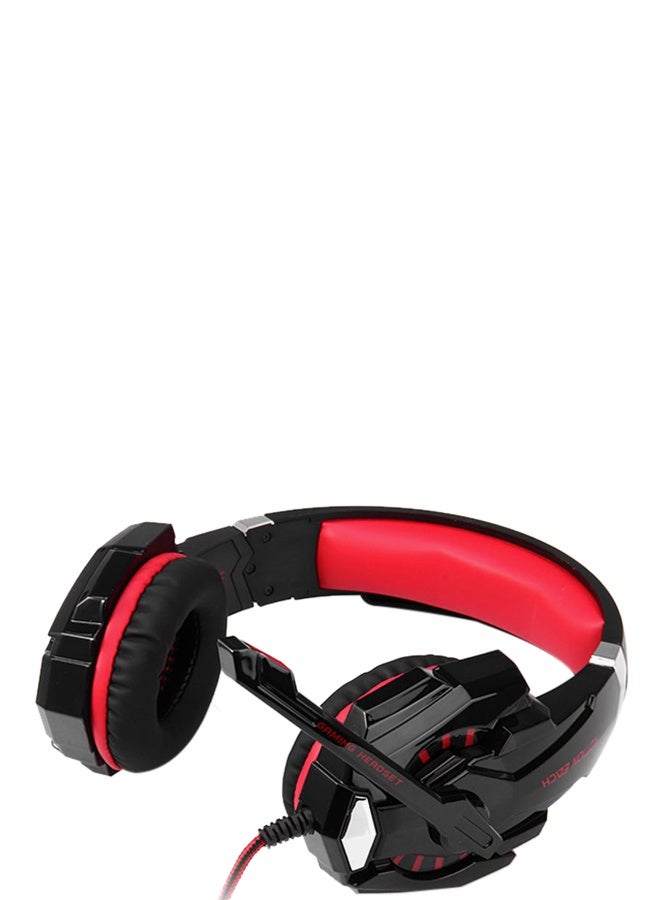 عام G9000 Pro Gaming Wired Headset 3.5mm With Mic And LED Light For PlayStation 4 - Image 3