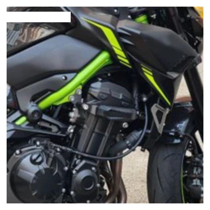 حامي تصادم CNC إطار منزلق كسوة حارس لدراجة نارية Z900 2017-2023 أسود - Image 4