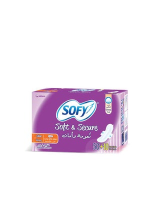Soft towels with a cotton feel and pearly pores that help with absorption, large and long compressed maxi pads with wings to prevent leakage (50+10 pieces), mauve - pzsku/Z93E39C9030077BE1123FZ/45/_/1723409943/6584507c-8584-4027-b611-1c8049a850cf