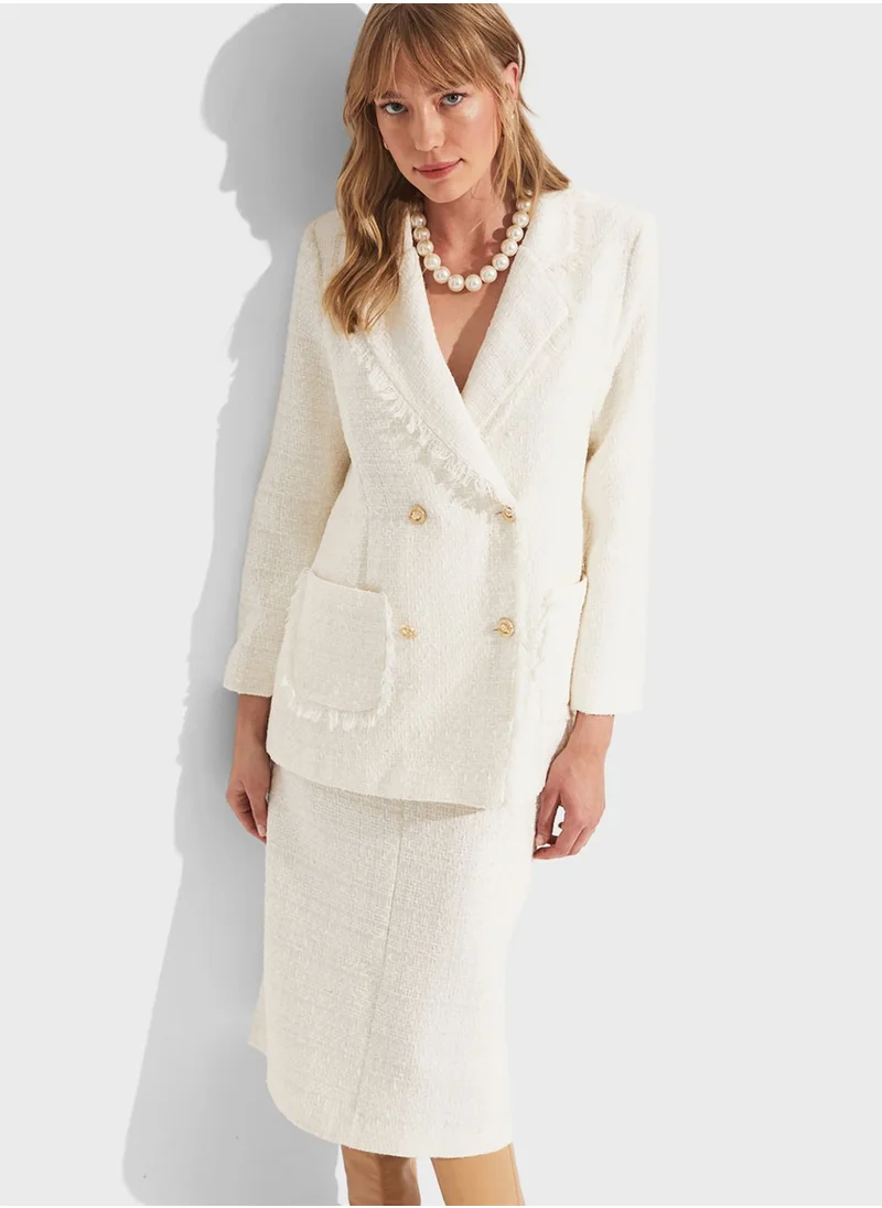 JUNE Button Detail Jacket