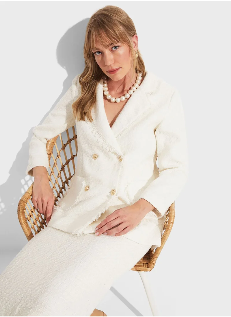 JUNE Button Detail Jacket