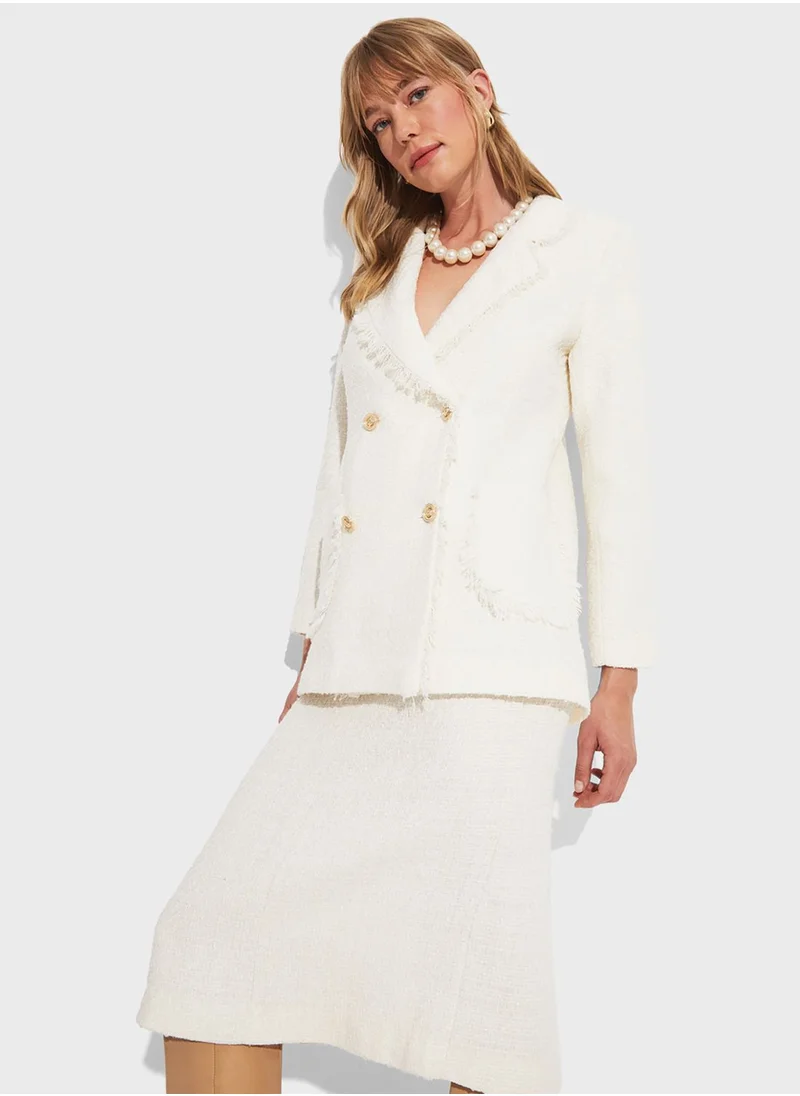 JUNE Button Detail Jacket